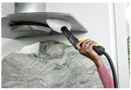 Delta Пароочиститель Karcher SC 2 EasyFix + аксессуары VELER: насадка для окон, 1 салфетка для пола, 1 обтяжка, 4 пластиковые щёточки и 2 латунные пароочиститель