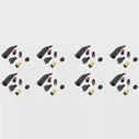 8X Пароочиститель Щелевая Насадка Щетка Спринклерная Насадка Плоская Щетка Для KARCHER SC1/SC2/SC3/SC4/SC5 Щетка Для Пароочистителя