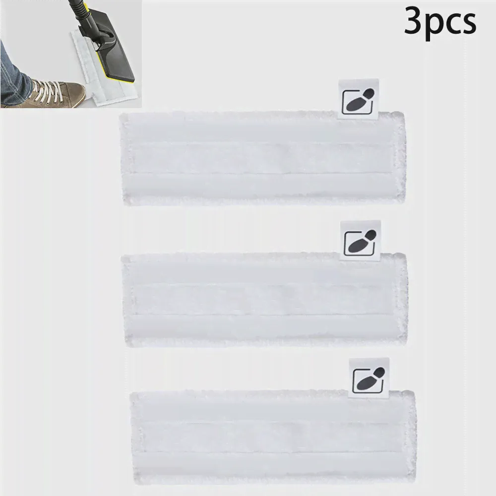 🛍 3 шт. тканевые накладки, тканевый чехол для пароочистителя Karcher Easyfix SC2 SC4 SC5, отпариватели из микрофибры, пароочиститель, запасные части-0