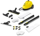 Delta Пароочиститель Karcher SC 2 EasyFix + аксессуары VELER: насадка для окон, 1 салфетка для пола, 1 обтяжка, 4 пластиковые щёточки и 2 латунные пароочиститель