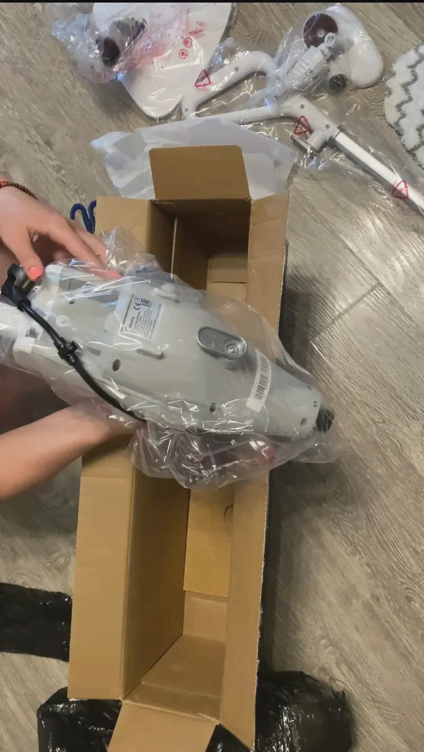 🛍 MIDEA паровая швабра 2 в 1 SC2 пароочиститель для дома Ручной Мультифункциональный Домашняя Швабра для Уборки Пола-3